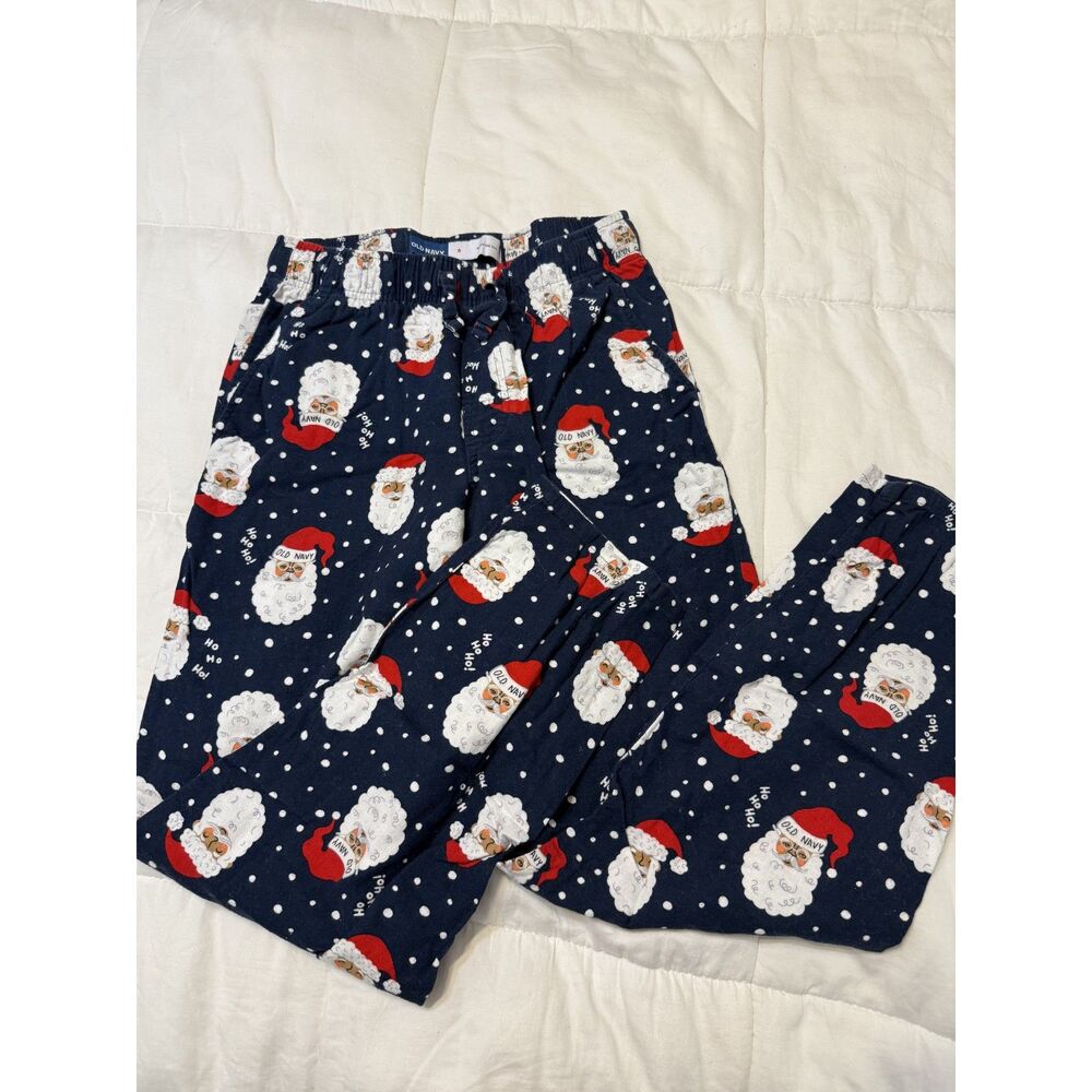 Old Navy Adult Santa Print Holiday Pajama Pants Size S